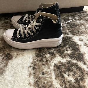 Converse Black and White High-Top Sneakers